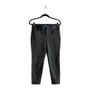 Banana Republic Sloan Curvy Fit Women's Trouser Pants Plain Dark Green Size 8